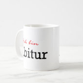 Ich bin Abitur Ikone Kaffeetasse (Vorderseite Links)