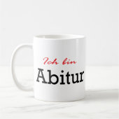 Ich bin Abitur Ikone Kaffeetasse (Links)