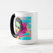 Ich bin absolut gut genug | Künstlerische Dame Verwandlungstasse (Vorderseite Links)