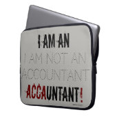 "Ich bin ACCAUNTANT. Laptopschutzhülle (Vorderseite Links)
