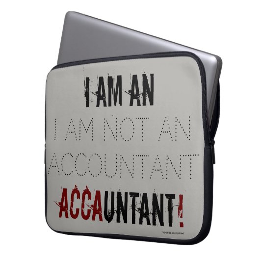 "Ich bin ACCAUNTANT. Laptopschutzhülle (Vorderseite Links)