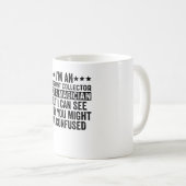 Ich bin Account-Collector und kein Magier-Funny Kaffeetasse (VorderseiteRechts)