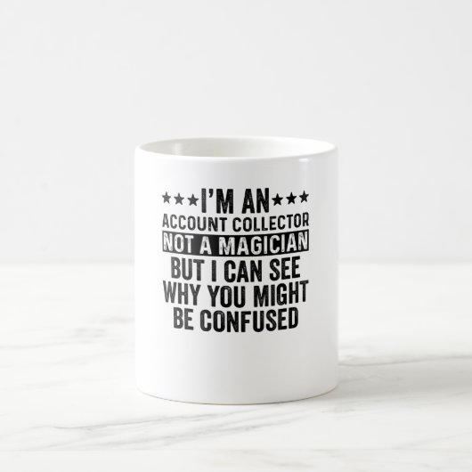 Ich bin Account-Collector und kein Magier-Funny Kaffeetasse (Mittel)