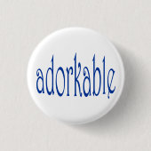 Ich bin adorkable button (Vorderseite)