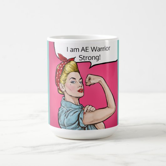 Ich bin AE Warrior Strong! Tasse (Mittel)