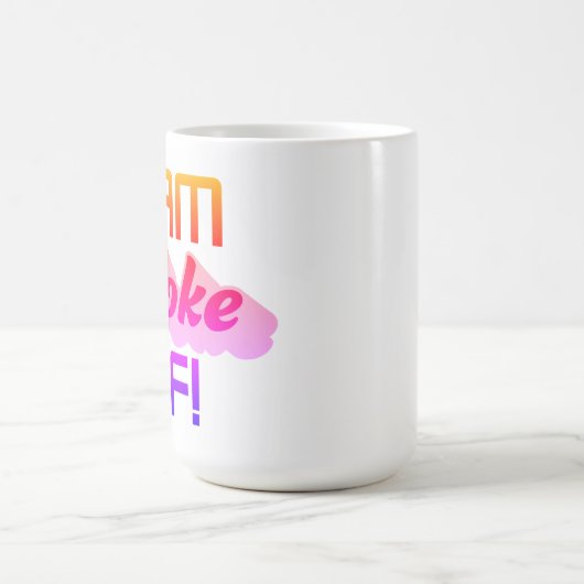 Ich bin AF Geweckt! Kaffeetasse (Mittel)