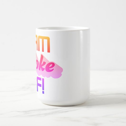 Ich bin AF Geweckt! Kaffeetasse (Mittel)