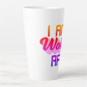 Ich bin AF Geweckt! Milchtasse (Vorderseite)