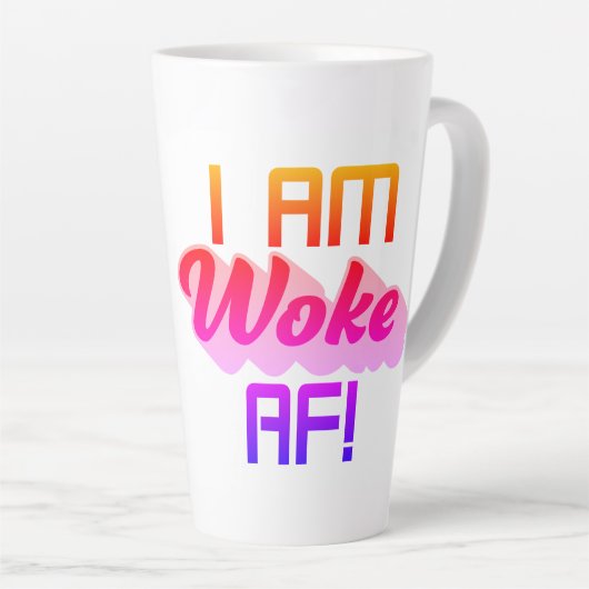 Ich bin AF Geweckt! Milchtasse (Rechte Ecke)