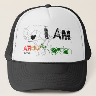 ICH BIN, AF, RIC, A, nigerisch Truckerkappe