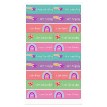 Ich bin Affirmations Aufkleber