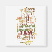 ICH BIN Affirmations Magnet (Vorne)