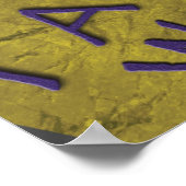 Ich bin Affirmations Poster (Ecke)