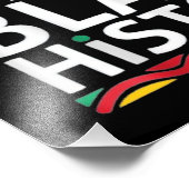 Ich bin Afrikanerin der schwarzen Geschichte Fotodruck (Ecke)