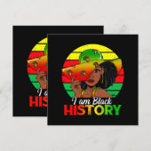Ich bin Afrikanisch-Schwarzgeschichte (Vorne/Hinten)