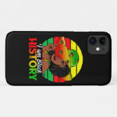 Ich bin Afrikanisch-Schwarzgeschichte Case-Mate iPhone Hülle (Rückseite (Horizontal))