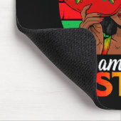 Ich bin Afrikanisch-Schwarzgeschichte Mousepad (Ecke)