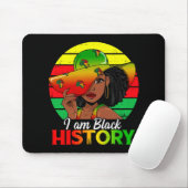 Ich bin Afrikanisch-Schwarzgeschichte Mousepad (Mit Mouse)