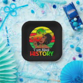 Ich bin Afrikanisch-Schwarzgeschichte Pappteller (Party)