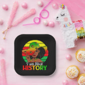 Ich bin Afrikanisch-Schwarzgeschichte Pappteller (Party)