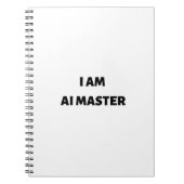 Ich bin AI-Meister Notizblock (Vorderseite)