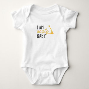 Ich bin akutes Baby Gelb, Math Baby, Junge Mutter Strampler