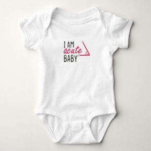 Ich bin akutes Baby Pink, Math Baby, Junge Mutter Strampler
