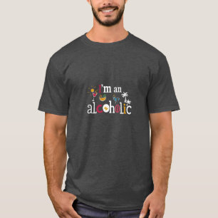 Ich bin Alkoholikerin Grau T-Shirt