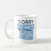 Ich bin alle gebucht kaffeetasse (Links)