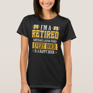 Ich bin alle Stunde ein langjähriger Wartungs- und T-Shirt