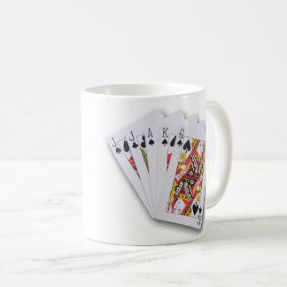 Ich bin allein. Perfekte Euchre-Hand Kaffeetasse