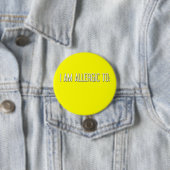 "ICH BIN ALLERGISCH " BUTTON (Beispiel)