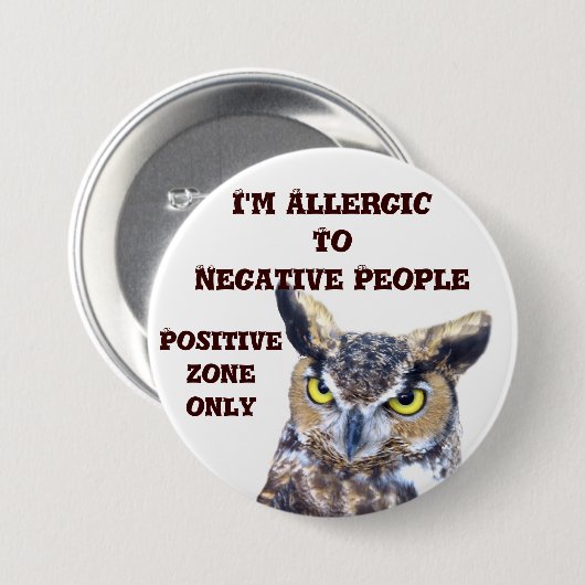 Ich bin allergisch_Button Button (Vorne & Hinten)