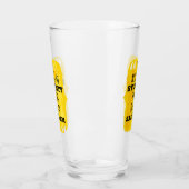 Ich bin allergisch gegen die Dummheit, die ich in  Glas (Links)