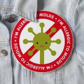 Ich bin allergisch gegen Formen! Button (Beispiel)