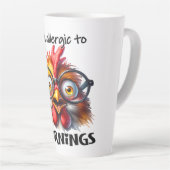 Ich bin allergisch gegen Morgen! Milchtasse (Rechte Ecke)