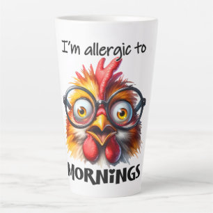 Ich bin allergisch gegen Morgen! Milchtasse