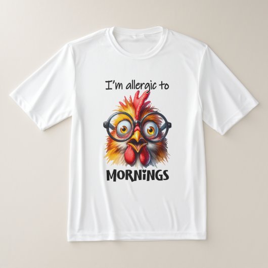 Ich bin allergisch gegen Morgen! T-Shirt (Ablage )