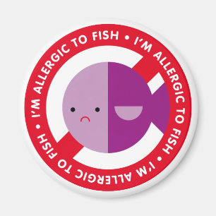Ich bin allergisch zu fischen! magnet