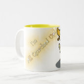 Ich bin alles Quacked herauf Tasse 2 (Vorderseite Links)