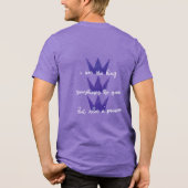 Ich bin alles Tri-Blend shirt (Rückseite)