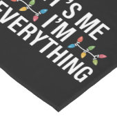 Ich bin alles, was Weihnachten der Familie passt Kurzer Tischläufer (Ecke)