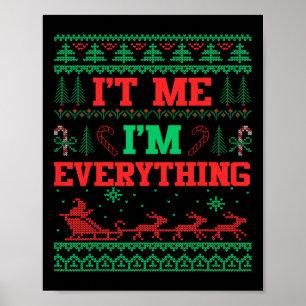 Ich bin alles, was Weihnachten für ein Paar passt Poster