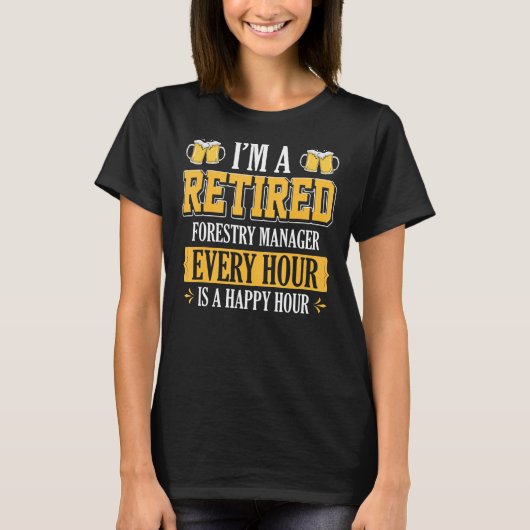 Ich bin allstündlich Forstdirektor T-Shirt (Vorderseite)
