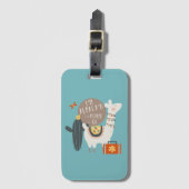 Ich bin Alpaca'd und bereite vor, um zu gehen Gepäckanhänger (Vorderseite Vertikal)