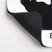 Ich bin also Büffelleder Mousepad (Ecke)