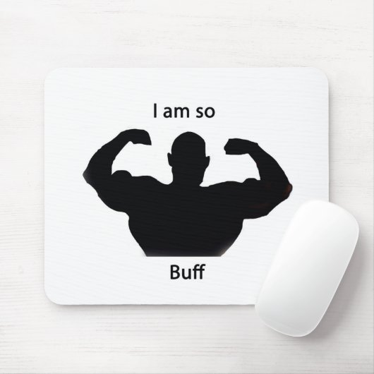 Ich bin also Büffelleder Mousepad (Mit Mouse)