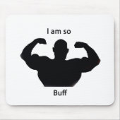Ich bin also Büffelleder Mousepad (Vorne)