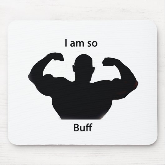 Ich bin also Büffelleder Mousepad (Vorne)