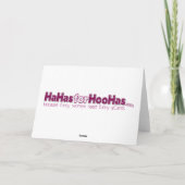 Ich bin, also glücklich erhalten Sie verheiratet Karte (Rückseite)